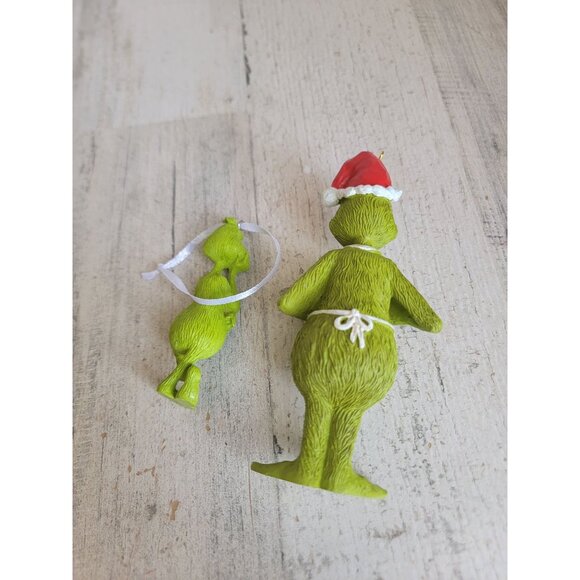 Jim Shore Grinch cookies for Santa ornament Xmas set - Picture 6 of 6